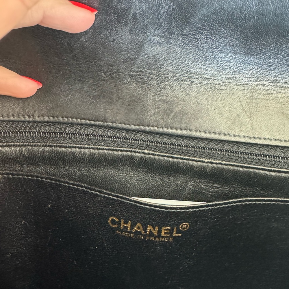 RARE Chanel Lucky Charm Chocolate Bar Flap Bag Black Gold 13 Series Collector - Picture 7 of 15